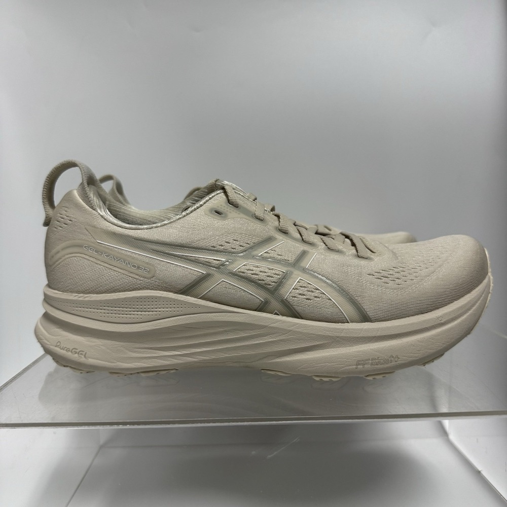 ASICS Gel-Kayano 32 Oatmeal Beige Tan 1011C052 Running Sneakers Men's Size 10 - Picture 2 of 12